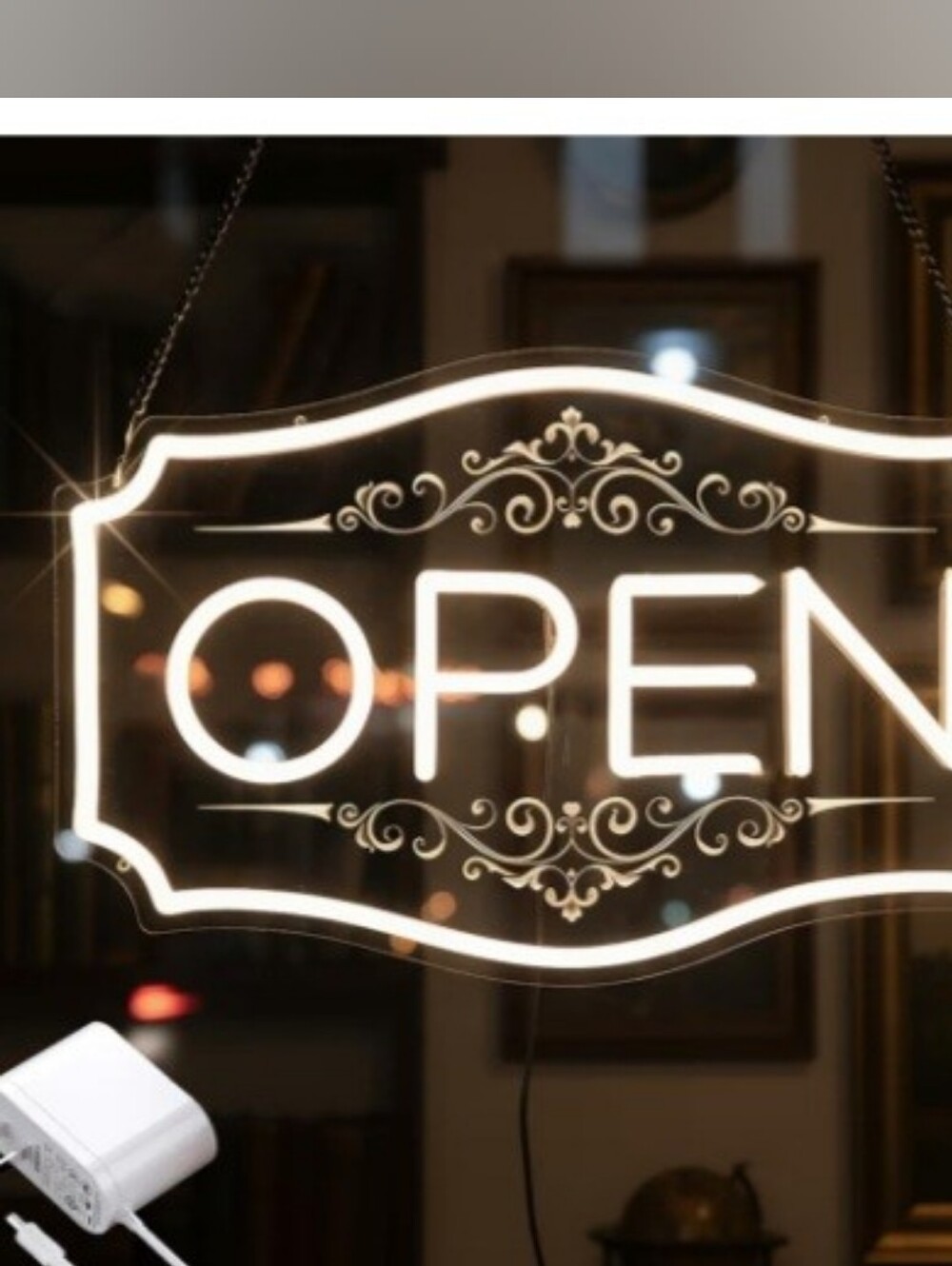 Neon "Open" Sign